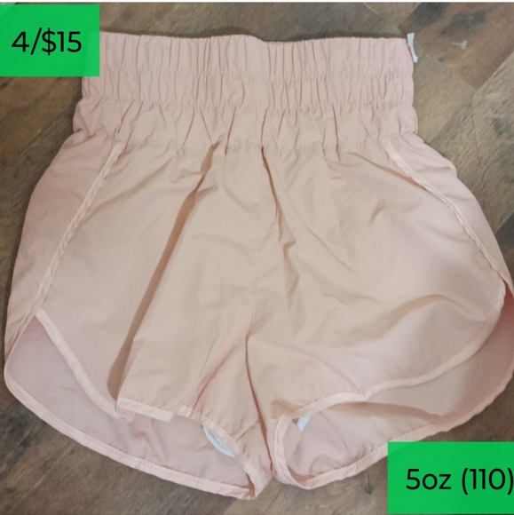 cotton candy high waisted athletic shorts - Picture 1 of 5